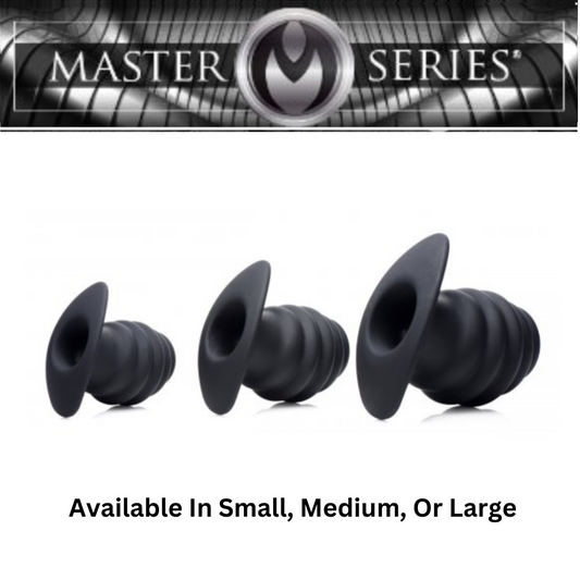 Hive Ass Tunnel Silicone Ribbed Hollow Anal Plug