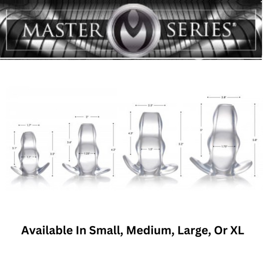 Clear View Hollow Anal Plug