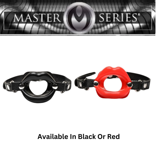 Juicy Lips Silicone Open Mouth Gag