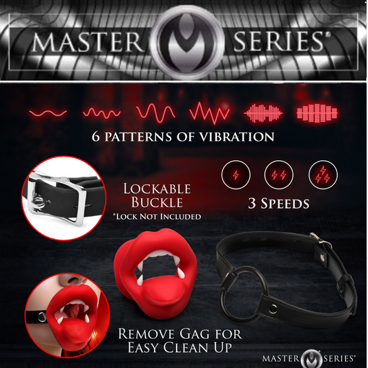 Vampire Vibrating Mouth Gag
