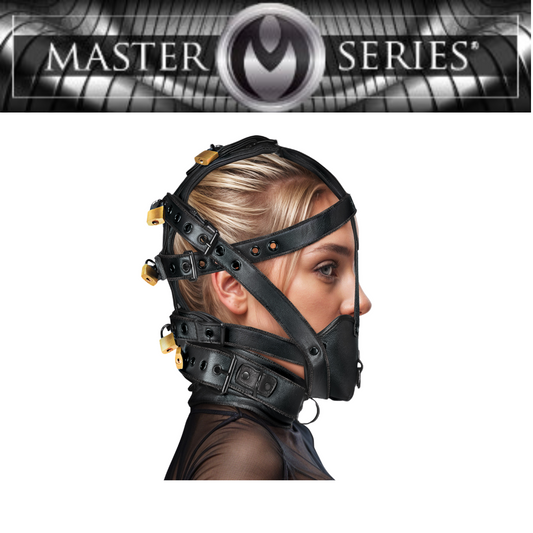 Leather Head Harness With Muzzle