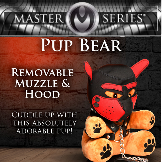 Pup Bear With Removeable Muzzle And Hood