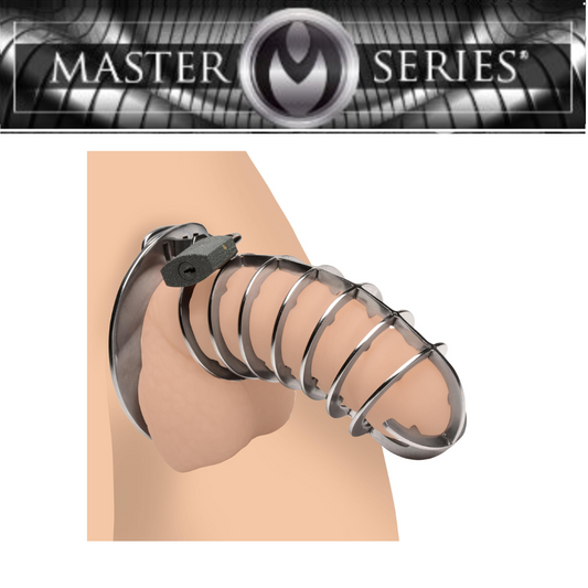 Stainless Steel Spiked Chastity Cage