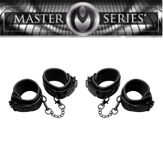 Kinky Comfort Wrist And Ankle Cuff Set