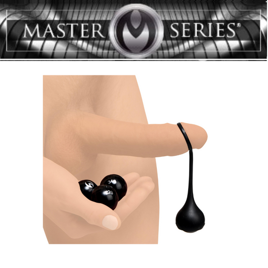 Cock Dangler Silicone Penis Strap With Weights