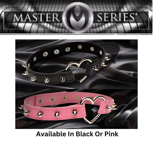 Spiked Heart Choker