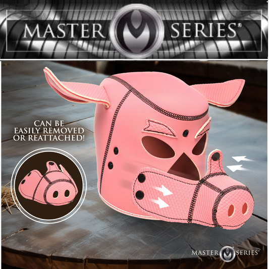 Swine Pig Neoprene Hood