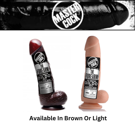 The Forearm 13 Inch Dildo With Suction Base