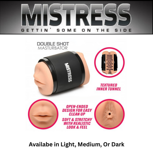 Double Shot Mouth And Ass Stroker