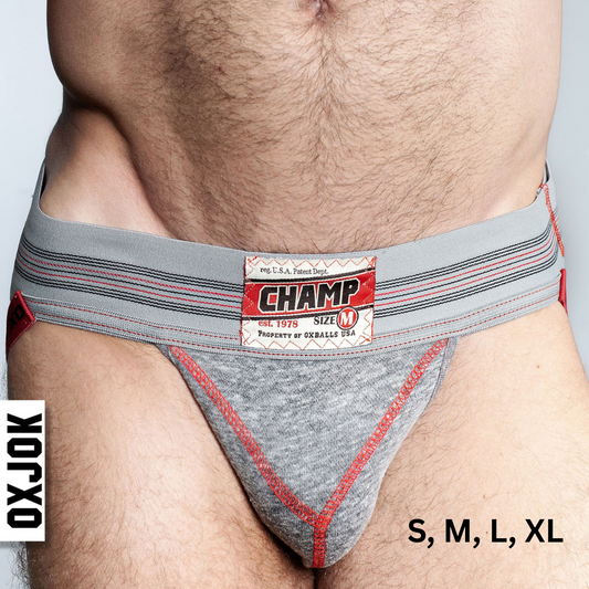 Champ Vintage Sweatshirt- Gray Heather Jockstrap