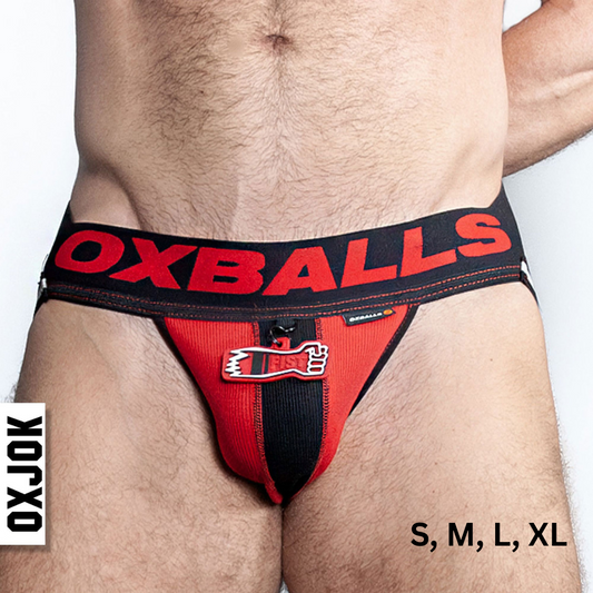 Fisterjock Red/Black 3d Fist Tagger Jock