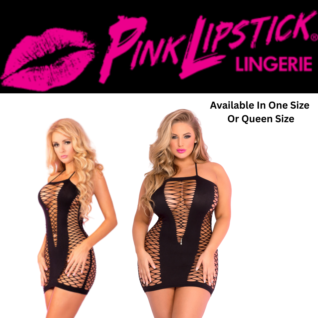 Seamless Halter Net Dress