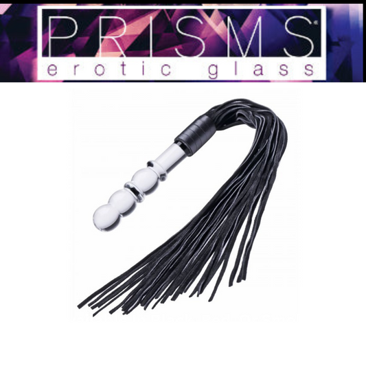 Lingam Glass Dildo Flogger