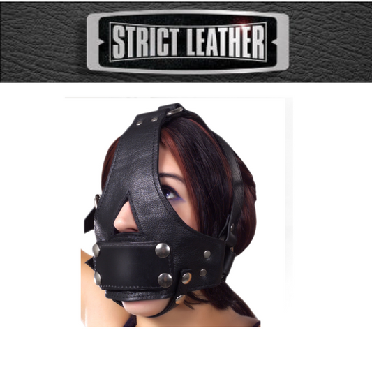 Strict Leather Bishop Head Harness With Removable Gag