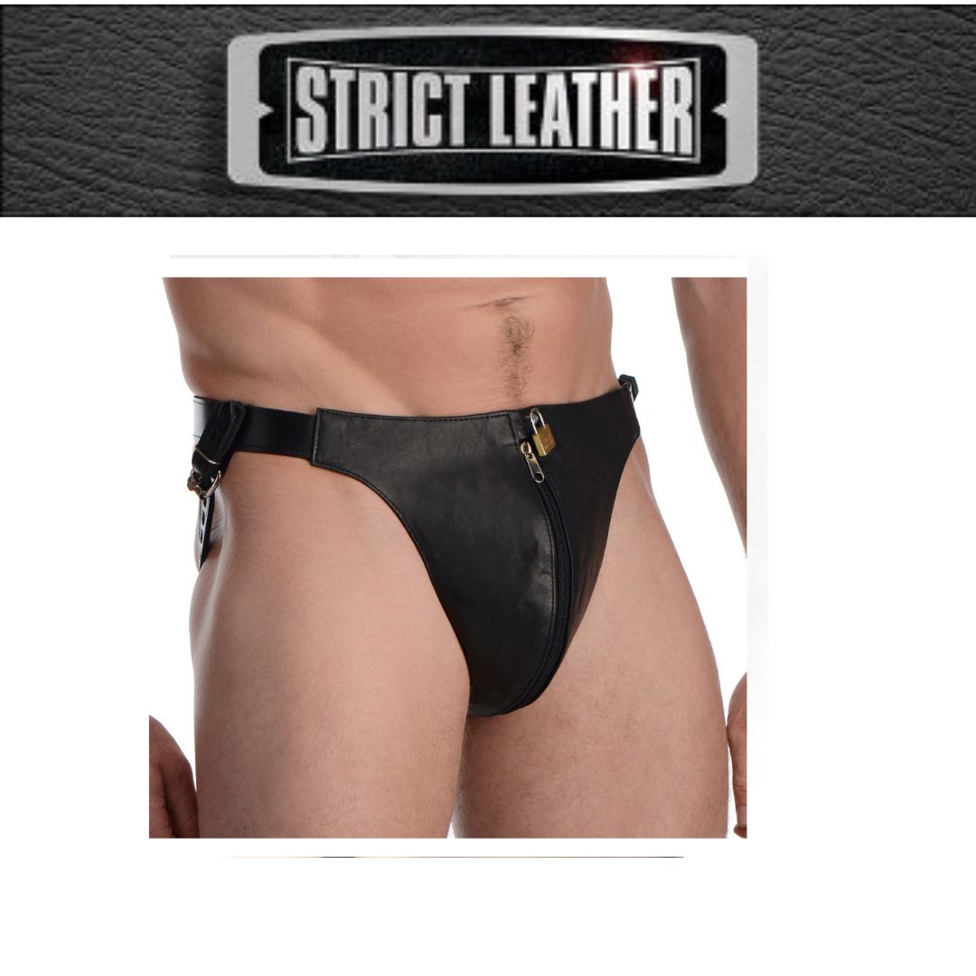 Spiked Leather Confinement Jockstrap