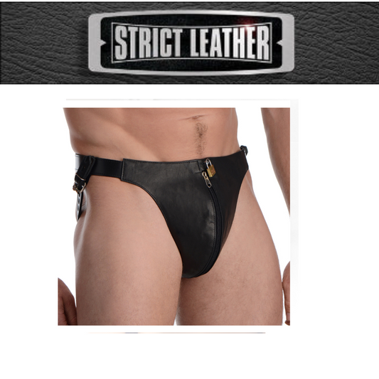 Spiked Leather Confinement Jockstrap