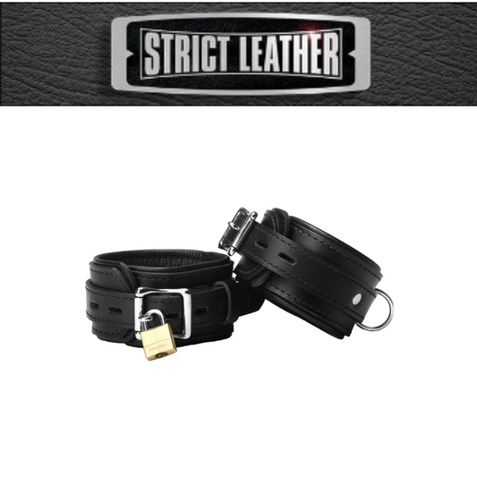 Strict Leather Premium Locking Ankle Cuffs