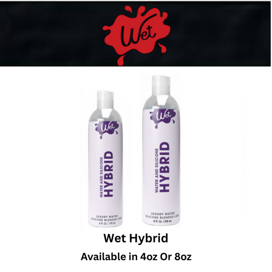 Wet Hybrid Luxury Water/silicone Blend Based Lubricant