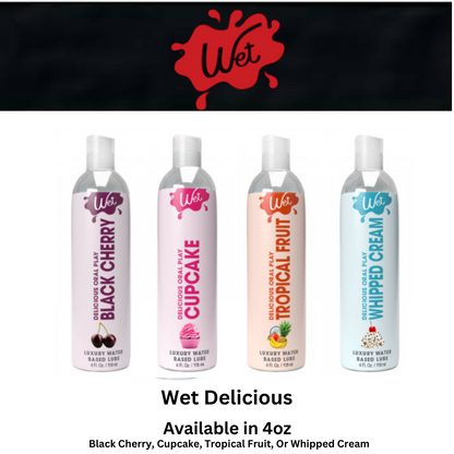 Wet Delicious Oral Play Water-based Flavored Lubricant