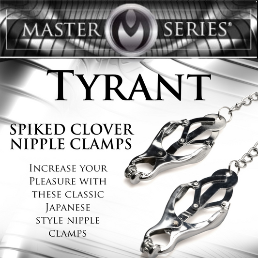 Tyrant Spiked Clover Nipple Clamps