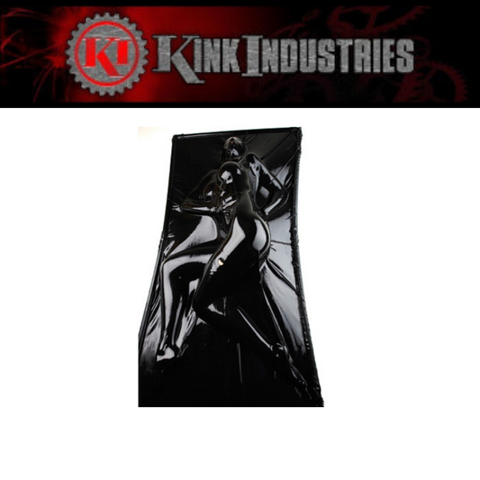 Extreme Black Latex Vacuum Bed