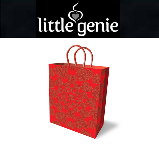 Glitter Heart Gift Bag