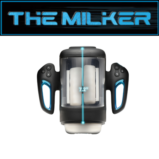 Cyber Milker Stroking & Vibrating Masturbator