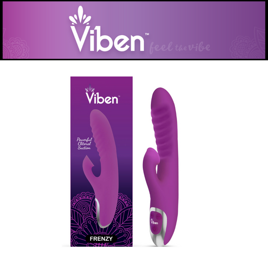 Frenzy Rabbit Vibe With Clitoral Suction