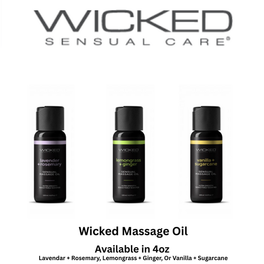 Wicked Massage Oil 4oz
