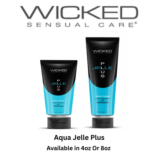 Aqua Jelle Plus Water-based Anal Lubricant With Relaxants