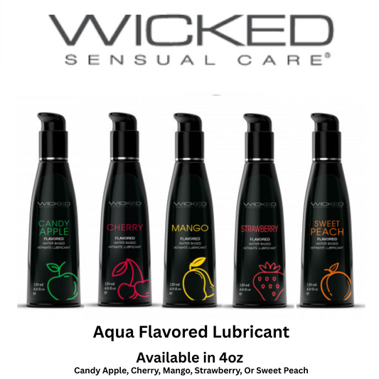 Aqua Flavored Water-based Intimate Lubricant