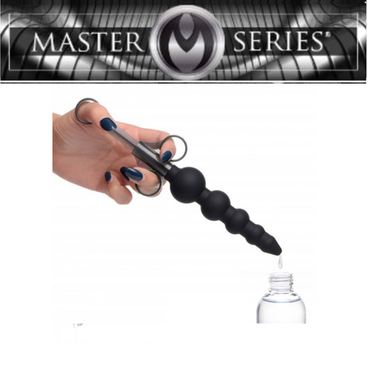 Silicone Graduated Beads Lubricant Launcher