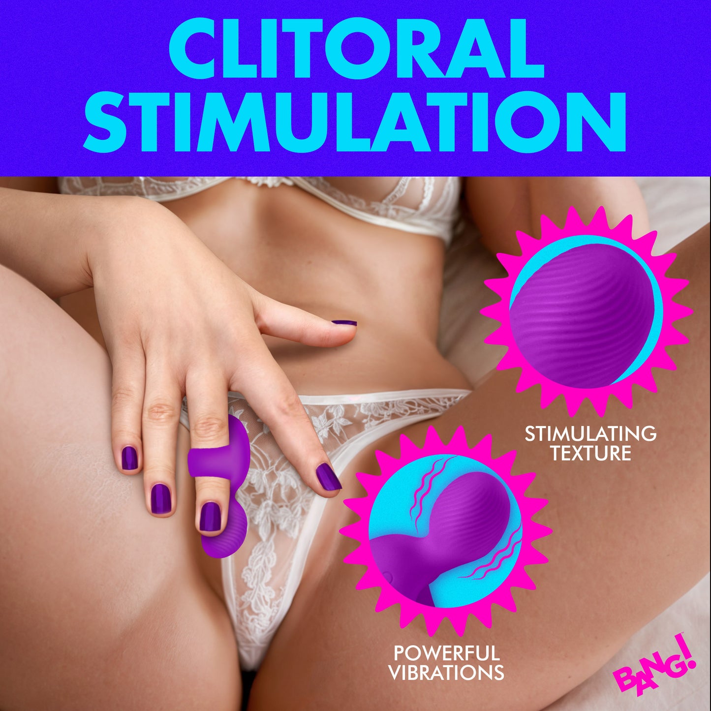 Silicone Finger Vibrator