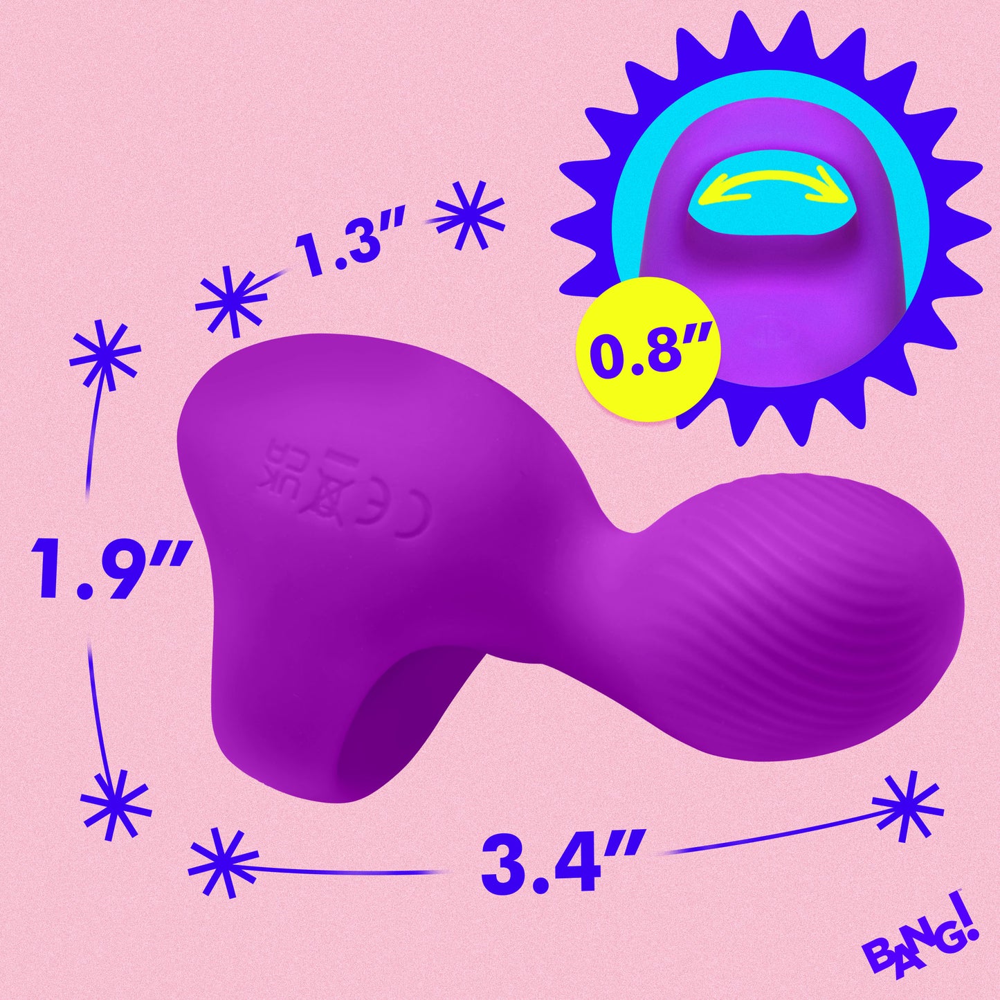 Silicone Finger Vibrator