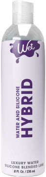 Wet Hybrid Luxury Water/silicone Blend Based Lubricant
