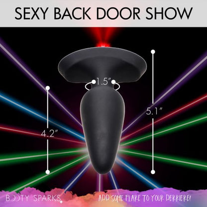 28x Laser Fuck Me Silicone Anal Plug With Remote Control