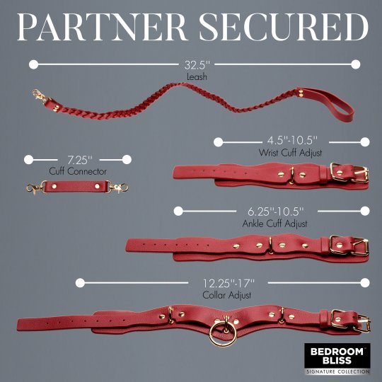 Bedroom Bliss Lover's Restraints Set