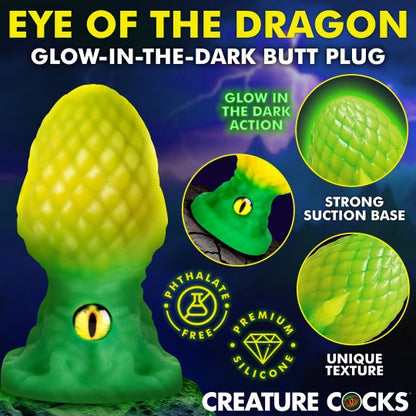 Eye Of The Dragon Silicone Butt Plug
