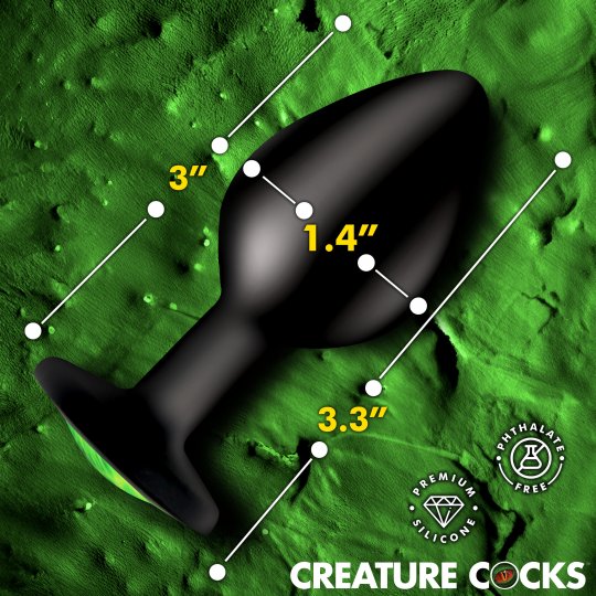 Creature Eye Green Eye Silicone Butt Plug
