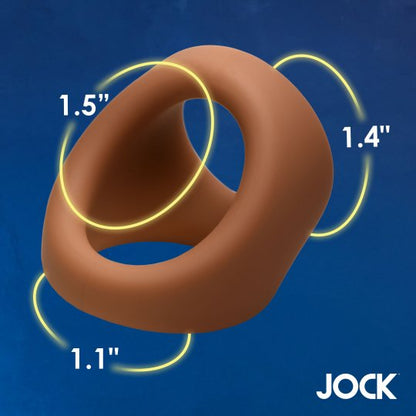 Jock Silicone Cock & Ball Ring