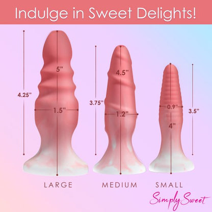 3Pc Silicone Butt Plug Set