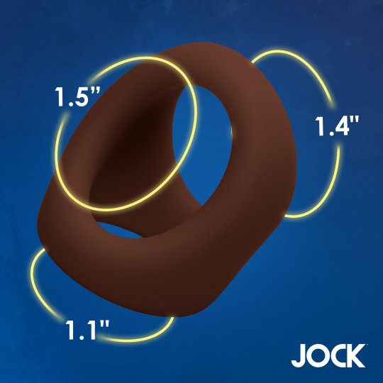 Jock Silicone Cock & Ball Ring