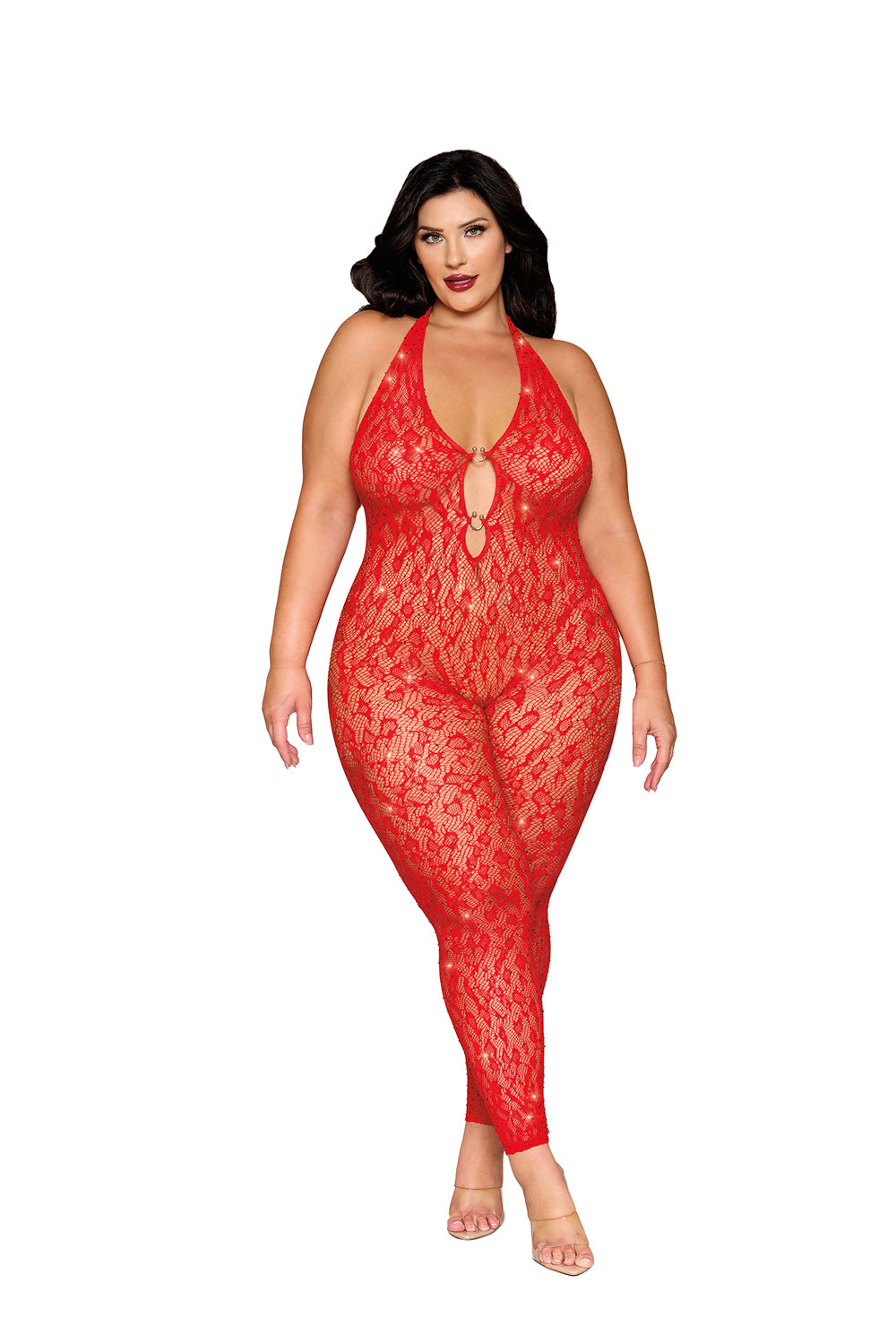 Rhinestone Bodystocking Dmnd