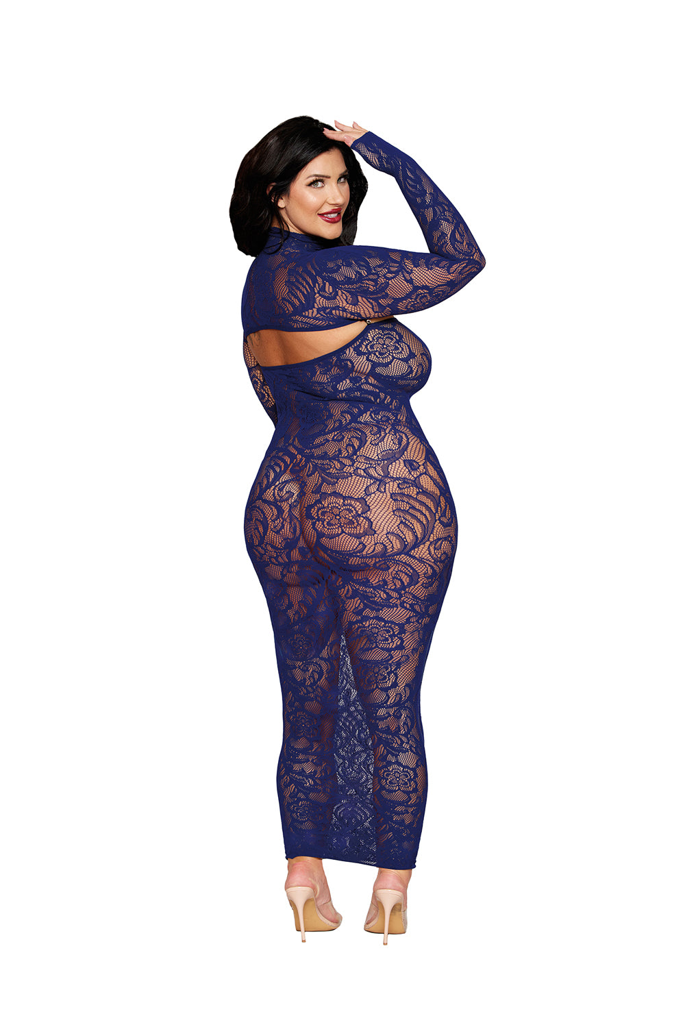 Bodystocking Gown and Shrug Dmnd