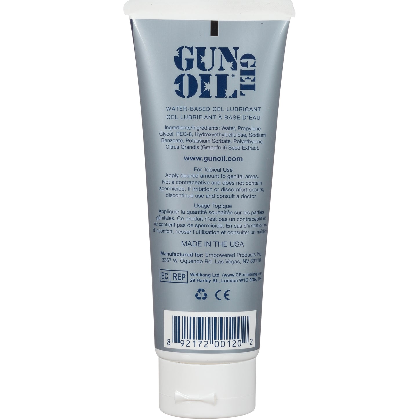 Gun Oil H20 Water-based Gel - 3.3oz