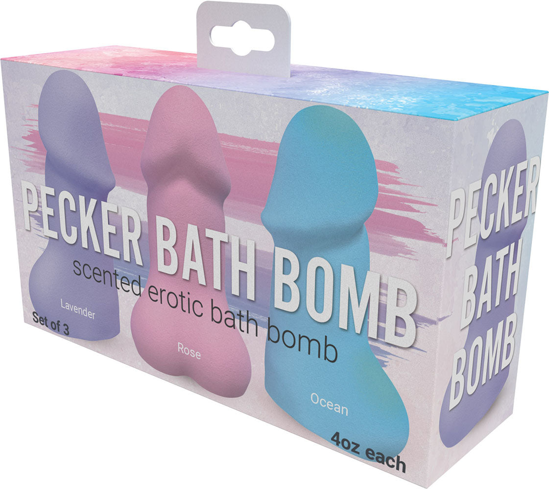 3PK Pecker Bath Bombs