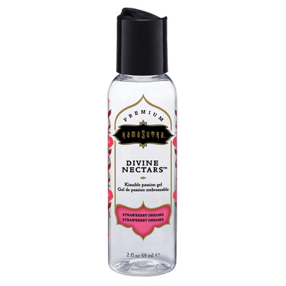 Divine Nectars Strawberry Dreams Flavored Water-based Body Glide