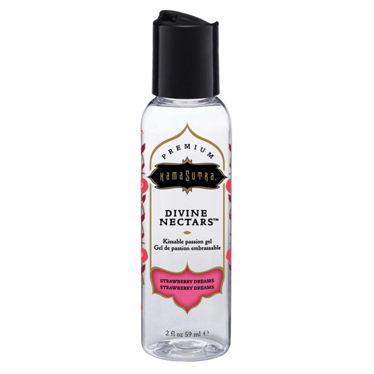 Divine Nectars Strawberry Dreams Flavored Water-based Body Glide