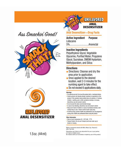 Smack That Anal Desensitizer