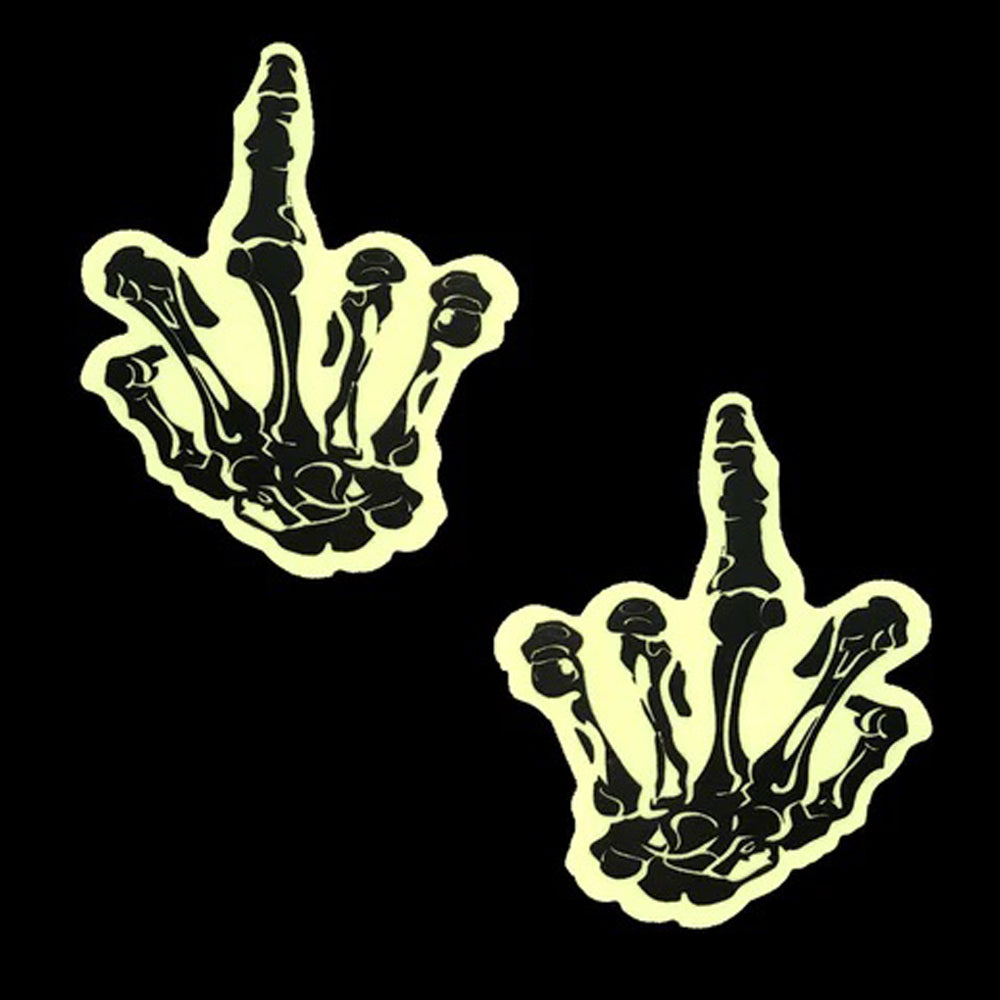 Glow in the Dark Hand Nipple Cover Pasties